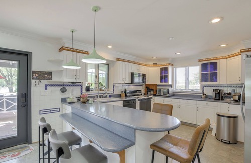 Lake Carmel House | Lake Carmel Access: Waterfront Home w/Deck!