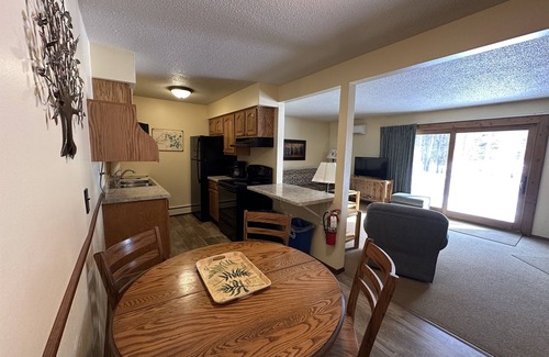 Eagle River Condo | Lake Forest Resort – Relax on a Pristine Sandy Beach in the Northwoods!