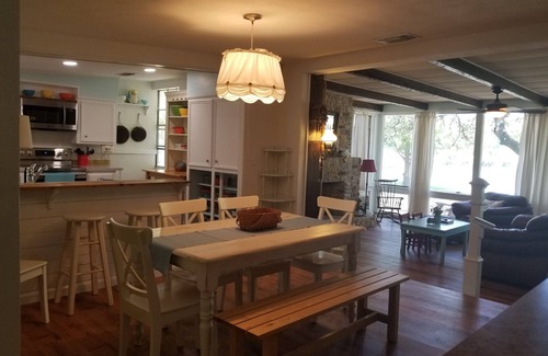 Kingsland Cottage | Lake LBJ - Constant Level Waterfront on Chevy Cove - 4 king beds