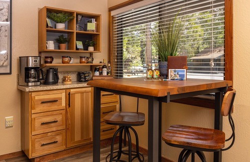 Tahoe Vista Condo | Lake Tahoe Beach Getaway- steps from the Lake! Cozy studio at Franciscan Lodge.