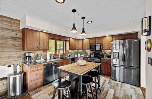 Gouldsboro House | Lake views from every room! West End Pond has hot tub/game room/fireplace/kayaks