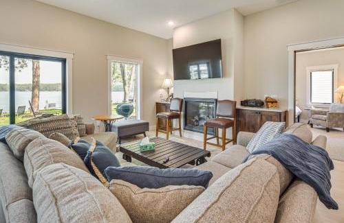 Amery House | Lake Wapogasset Home with Dock 7 Mi to Amery