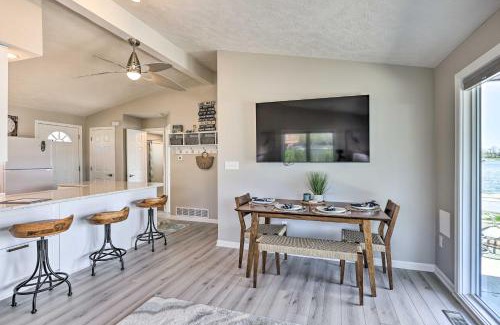 LaPlatte I House | Lakefront Bellevue Home Private Beach and Fire Pit!