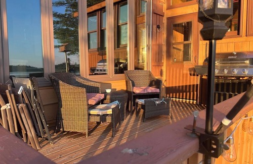 Superior House | Lakefront Escape on Amnicon Lake with Pontoon Rental & Private Beach