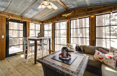 Nevis House | Lakefront Nevis Cabin Escape with Hot Tub!