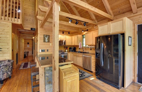 Six Mile Cabin | Lakefront Six Mile Vacation Rental w/Dock