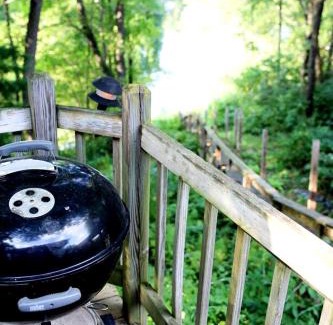 Tomah House | Lakefront Vacation Rental with a Deck and Hot Tub near Wisconsin Dells
