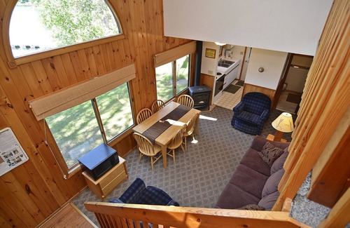 Iron River Cabin | Lakeside 3 Bedroom with loft at Delta Lodge - 1 of 12 cabins. Host since 1990.