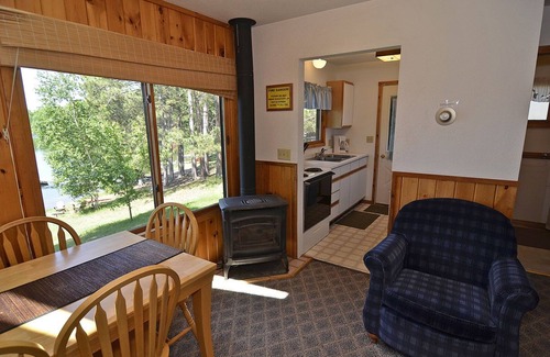 Iron River Cabin | Lakeside 3 Bedroom with loft at Delta Lodge - 1 of 12 cabins. Host since 1990.