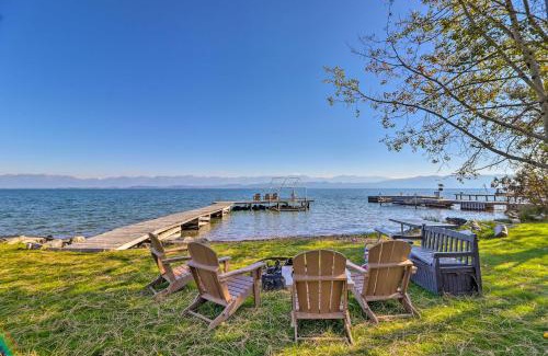 Lakeside House | Lakeside Home with Beach about 14 Mi to Ski Area!