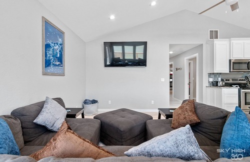 Beaver Shores House | Lakeview Oasis has a panoramic lake view from the deck perfect for any getaway!