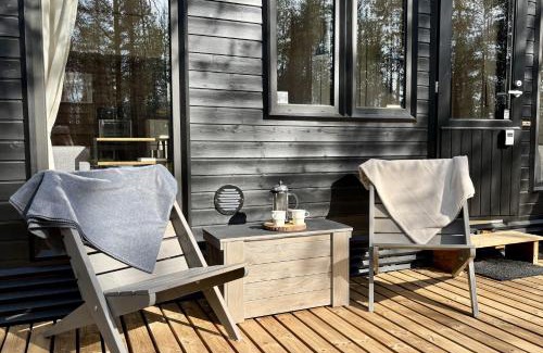 Muonio Ski Chalet | Lapelland Village - Borealis Village with a Nature View, Fireplace, Sauna, Kitchen