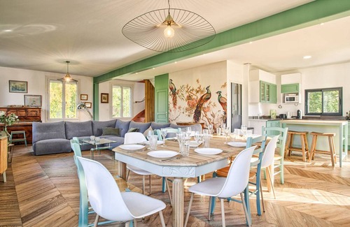 Merville-Franceville-Plage House | Large house near the beach for 15 people