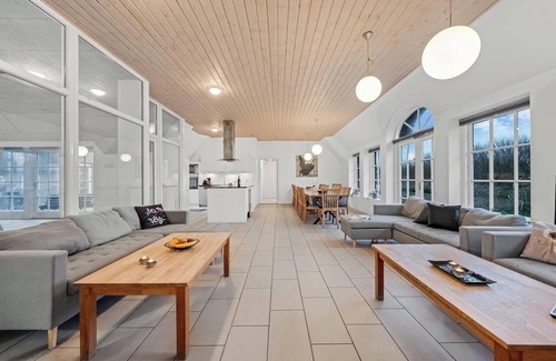 Vedersø Klit House | Large 18-person pool house with activity room, built in 2011.