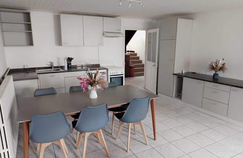 Eteaux Apartment | Large apartment in the center of a small village near communications,