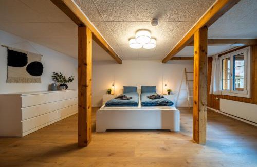 Brienz Apartment | Large apt in town center next to Brunngasse & near lake
