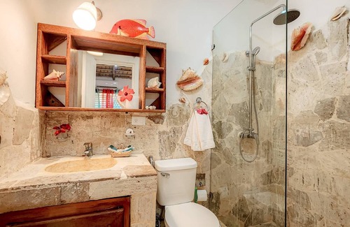 Las Galeras Villa | Large Caribbean villa just minutes from beautiful white beaches with palm trees