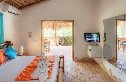 Las Galeras Villa | Large Caribbean villa just minutes from beautiful white beaches with palm trees