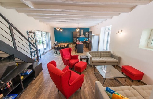 Saint-Epain House | Large country house (20 pers) - swimming pool/nature/playground (Les Hauts de Manse)