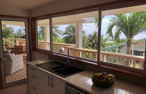 Nikao Tapere House | Large family home, tranquil hillside location with Pacific views