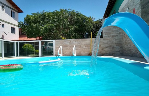 Recanto da Sereia House | Large house with 7 air-conditioned suites and swimming pool 100 meters from the sea