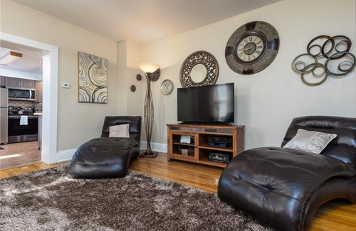 Dubuque Apartment | Large & Private w/King Bed Great Location