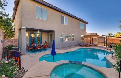 Henderson House | Las Vegas Luxury Villa: Pool, Hot Tub & Games