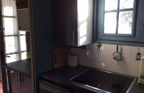 Bastia Apartment | Le Cabanon 2-person studio cottage with sea view and infinity pool.