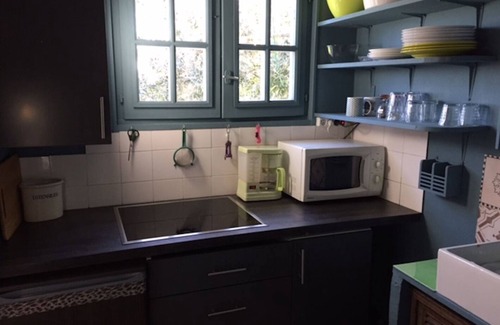 Bastia Apartment | Le Cabanon 2-person studio cottage with sea view and infinity pool.