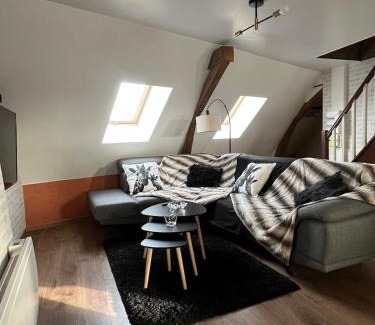 Saint-Omer Apartment | Le Grenier Chic - T3 duplex - Parking privatif