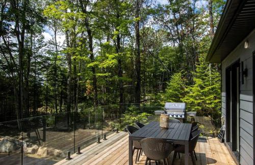 Saint Come Ski Chalet | Le Naturô Spa Sauna Private Hot Tub Games