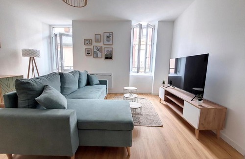 Tarbes Apartment | Le Nordique - 2 chambres - Fibre Wifi - Netflix - Ménage inclus