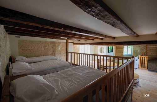 Pamproux Bed & Breakfast | Le Petit Courault: Renovated mill, sleeps 35 comfortably in the heart of nature.