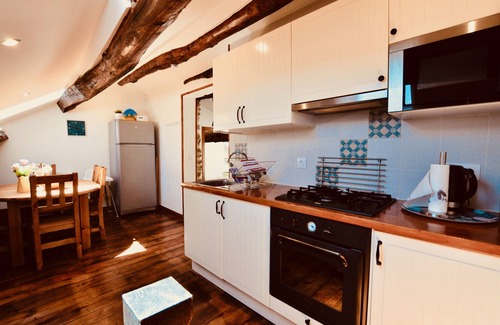 Riols Cottage | Le Sanglier - Rustic and charming gite with panoramic mountain views, immersed in beautiful nature