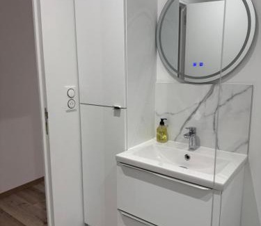 Hagondange Apartment | Le Verdoyant , maisonnette cosy avec terrasse totalement climatisé avec parking