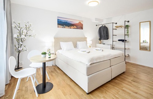 St. Gallen Apartment | Lehnstrasse Studios by VISIMO - Stylish, Smart, Connected