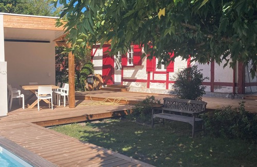 Leon House | LEON, lake1 km, ocean beach10 minutes, house with swimming pool 10*5, 4 bedrooms 2 shower rooms