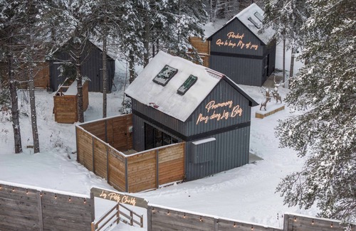 Val-des-Lacs Ski Chalet | ★ Les Petits Chalets ★Mini-Chalet #2★ Tremblant ★ Spa ★ ChiensOK