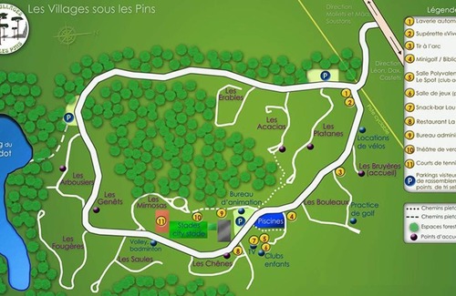 Leon House | Les Villages sous les Pins, piscines chauffées "Les Fougères"