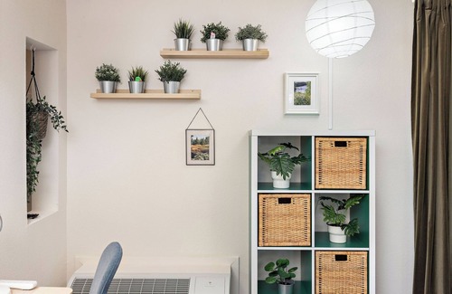 Prairie Village Apartment | Life is Suite King Bed Fast WiFi Free Parking Spot Dedicated Work table & chair