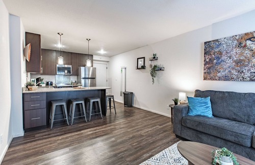 Prairie Village Apartment | Lion's Den 1 BR 1 BD Dedicated Worspace in the bedroom FREE carport WiFi Clean