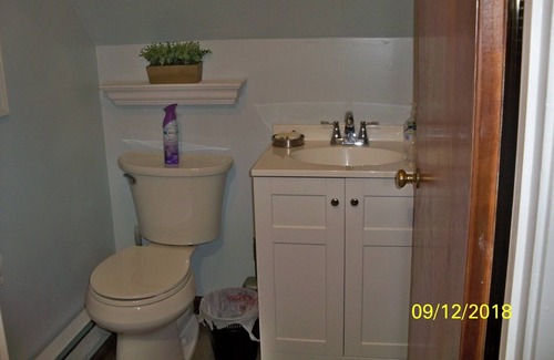 Des Plaines House | Loft Apt is above a detached Garage. Full bathroom, kitchenette, fridge, A/C