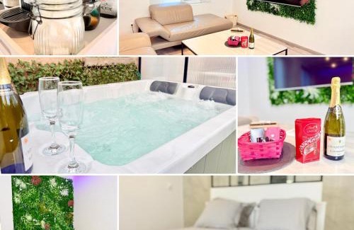 Haussonville-Blandan-Mon Desert-Saurupt Apartment | Loft Luxe Nancy - Jacuzzi - Sauna - Cinéma