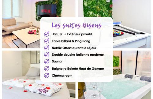 Haussonville-Blandan-Mon Desert-Saurupt Apartment | Loft Luxe Nancy - Jacuzzi - Sauna - Cinéma