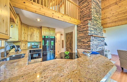 Payson Cabin | Log Cabin in Payson w/Deck, Mtn & Creek Views