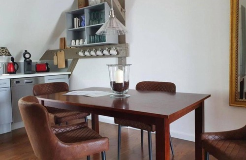 Rheinsberg Condo | LoggiaHaus am Schloss, penthouse apartment. Ronja, panoramic view over the castle