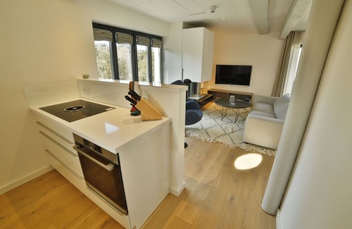 Prora Apartment | Lotsenloft 16 in Prora Düne 7 with its own sauna, fireplace and roof terrace