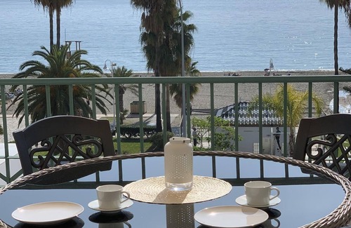 Nerja Apartment | 'Lovely Apartment At the Beach' with Sea View, Wi-Fi, A/C, Balcony & Terrace