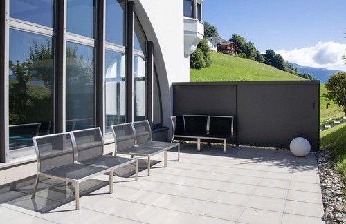 Falera Apartment | Lovely apartment for 4 guests with pool, WIFI, TV, balcony and panoramic view