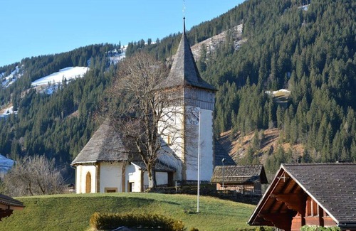 Lauenen Apartment | Lovely apartment for 7 guests with WIFI, TV, balcony and pets allowed